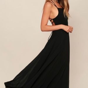 NWT Black Lulu’s Maxi Dress